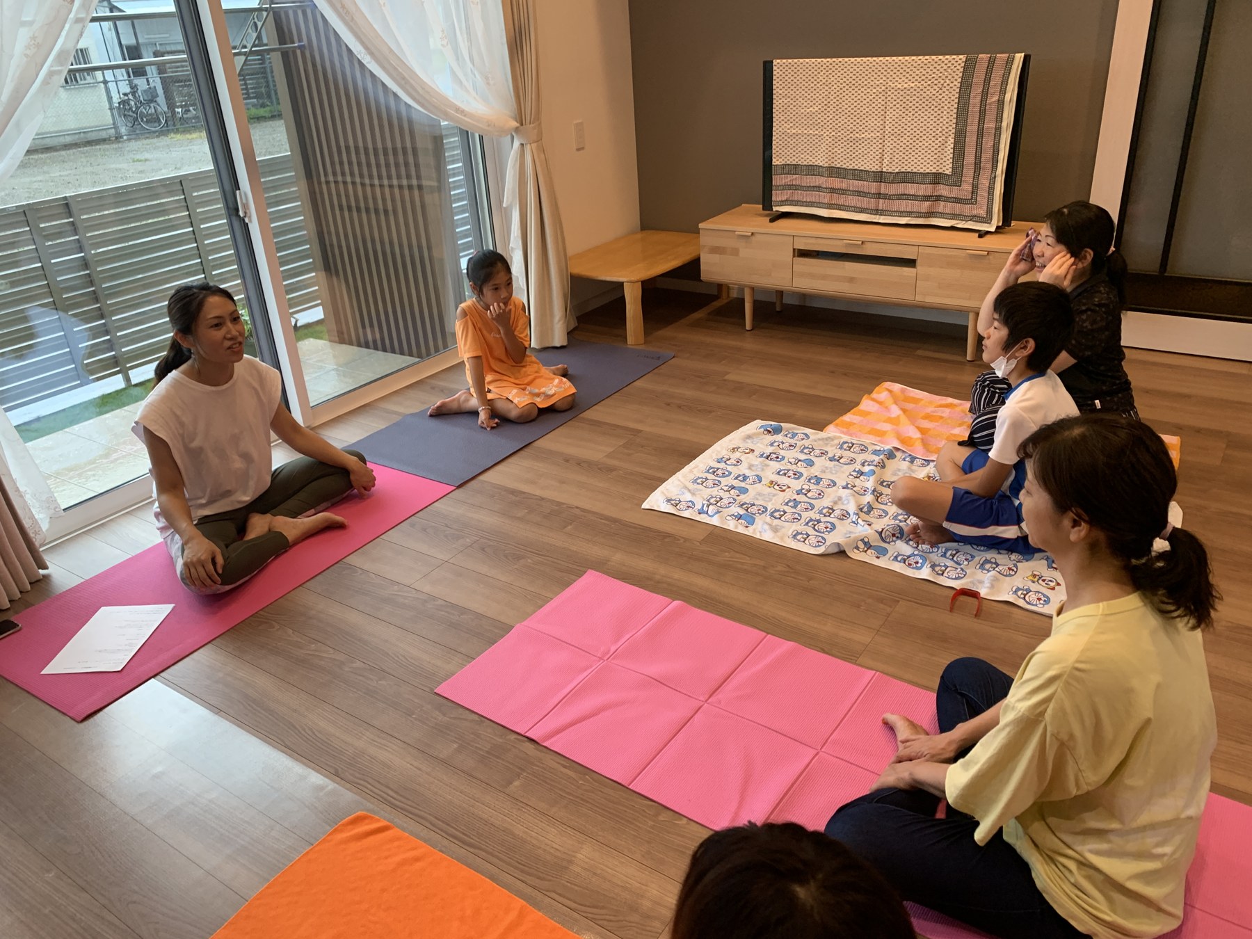 親子ヨガ瞑想会